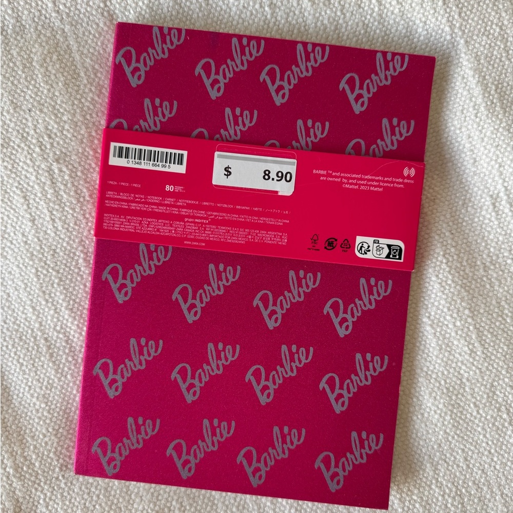 Barbie x Zara Pink Notebook - Picture 2 of 2